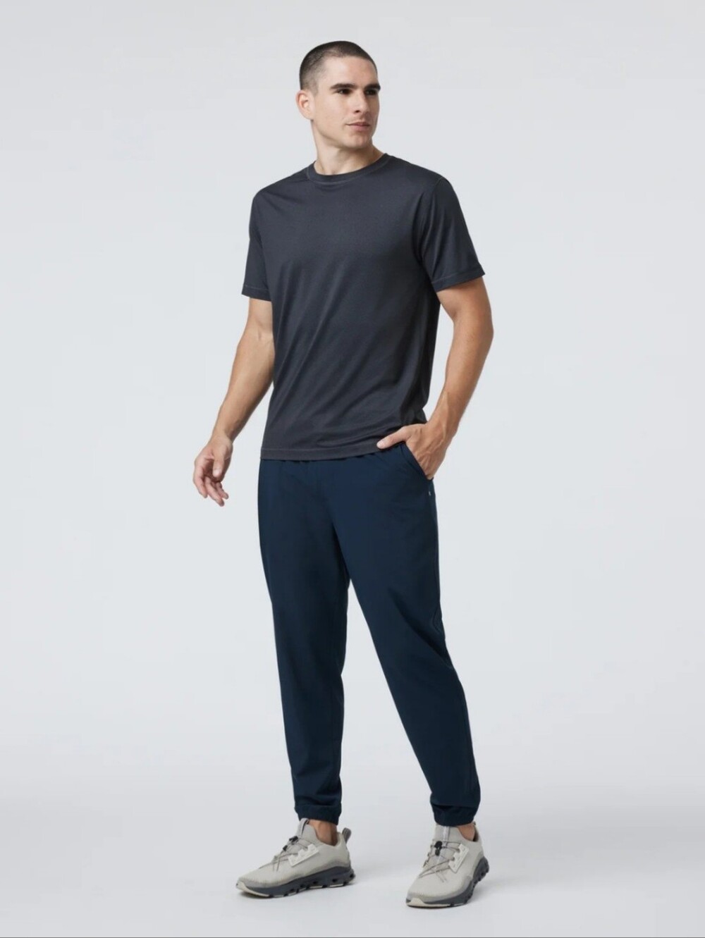 Vuori Men's Teen's Kore Jogger Blue Gray Athleisure Pant Running Unisex XS